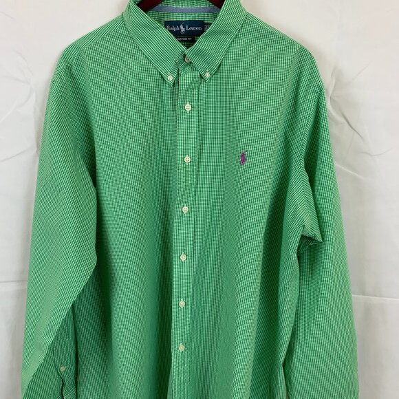 Ralph Lauren mens Green Shirt - Picture 1 of 11